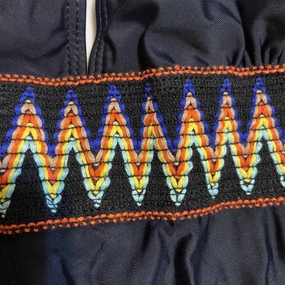 MakeMeChic Women's Cut‎ Out Contrast Trim One Piece Swimsuit Bathing Suit 2XL - Picture 7 of 10